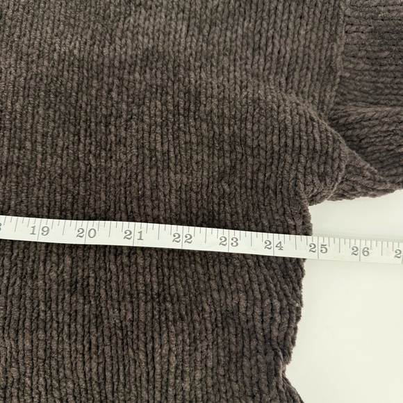 Hot Knots Brown Cotton Cardigan Sweater Cottagecore Boho Artsy Indie Slouchy OS - Picture 9 of 13